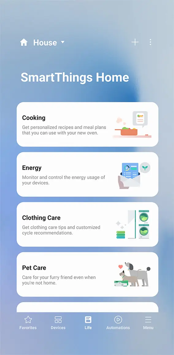 smartthings app screenshots