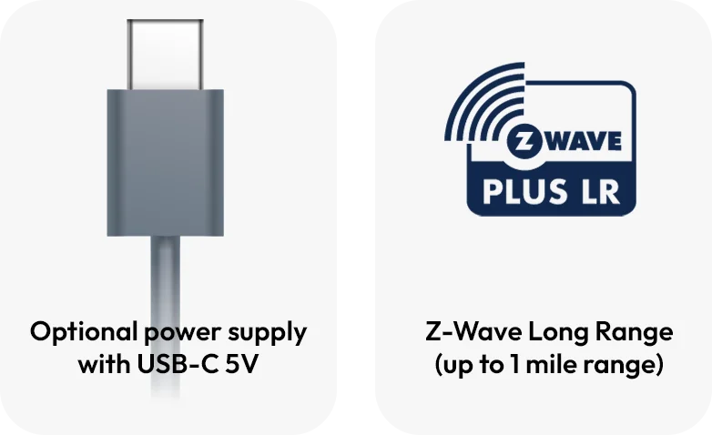 optional power supply - zwave long range