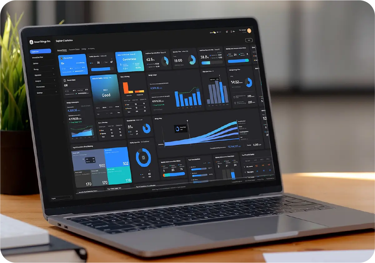 SmartThingsPro-laptop screen